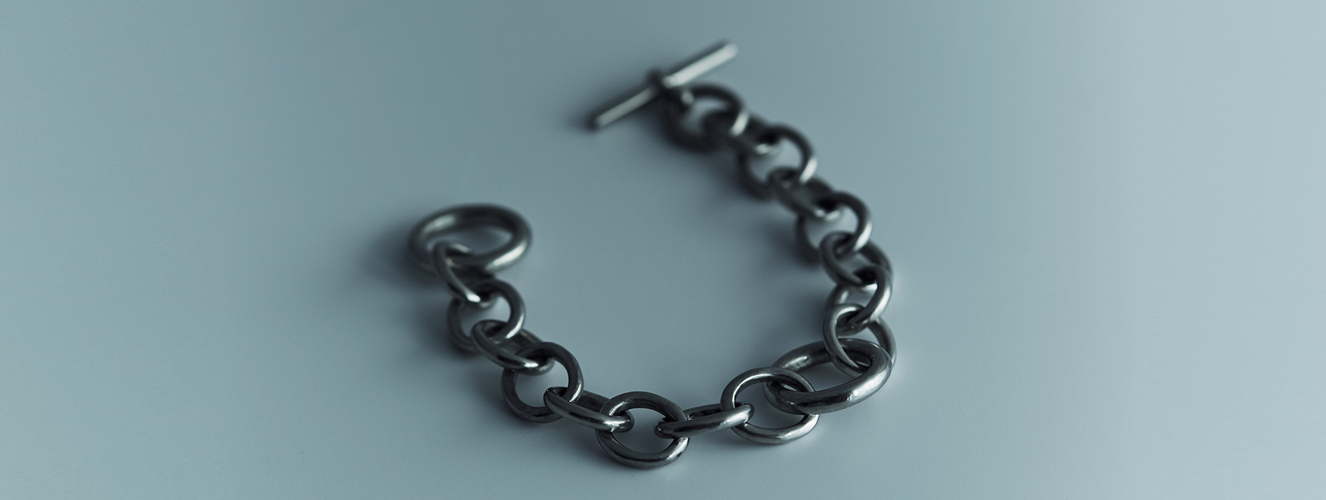 oval circle chain bracelet